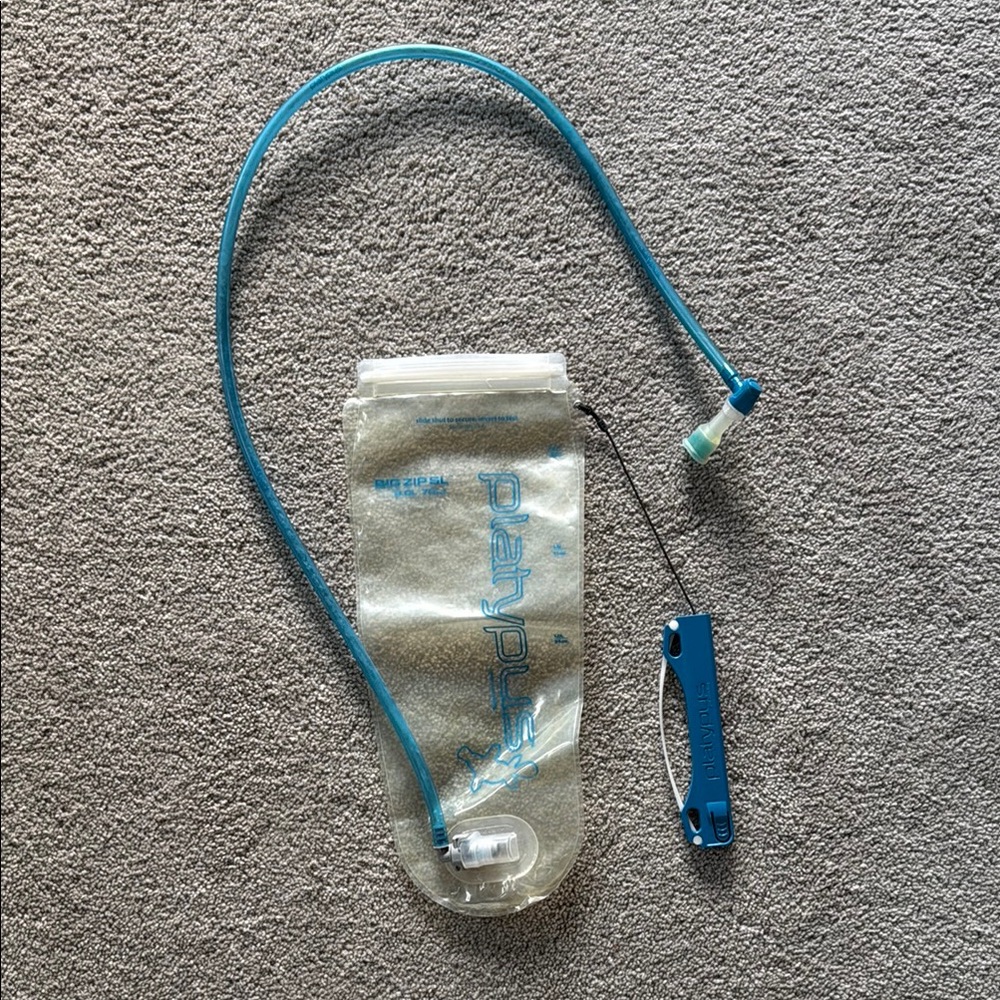 Platypus Hydration Reservoir with Blue Tube